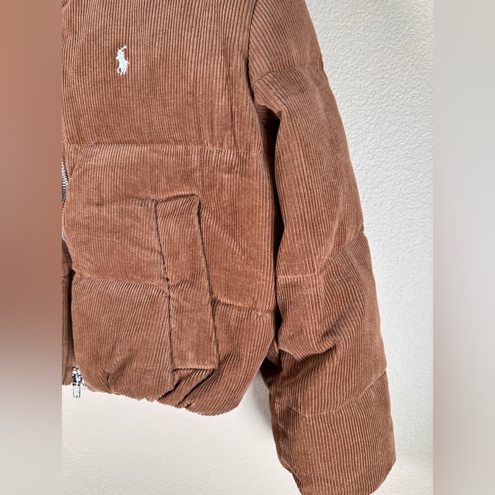 Polo by Ralph Lauren Corduroy Puffer Coat S/P - Picture 10 of 13